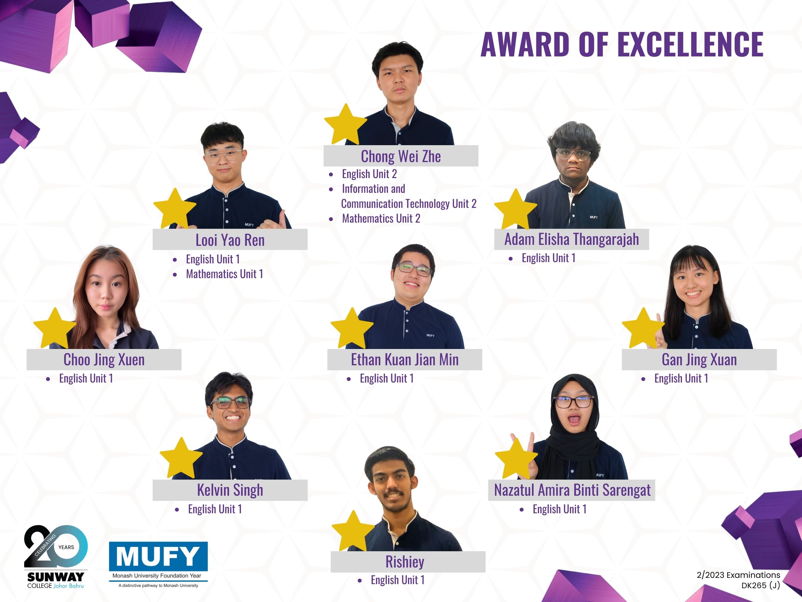 MUFY Award of Excellence NovDec2023