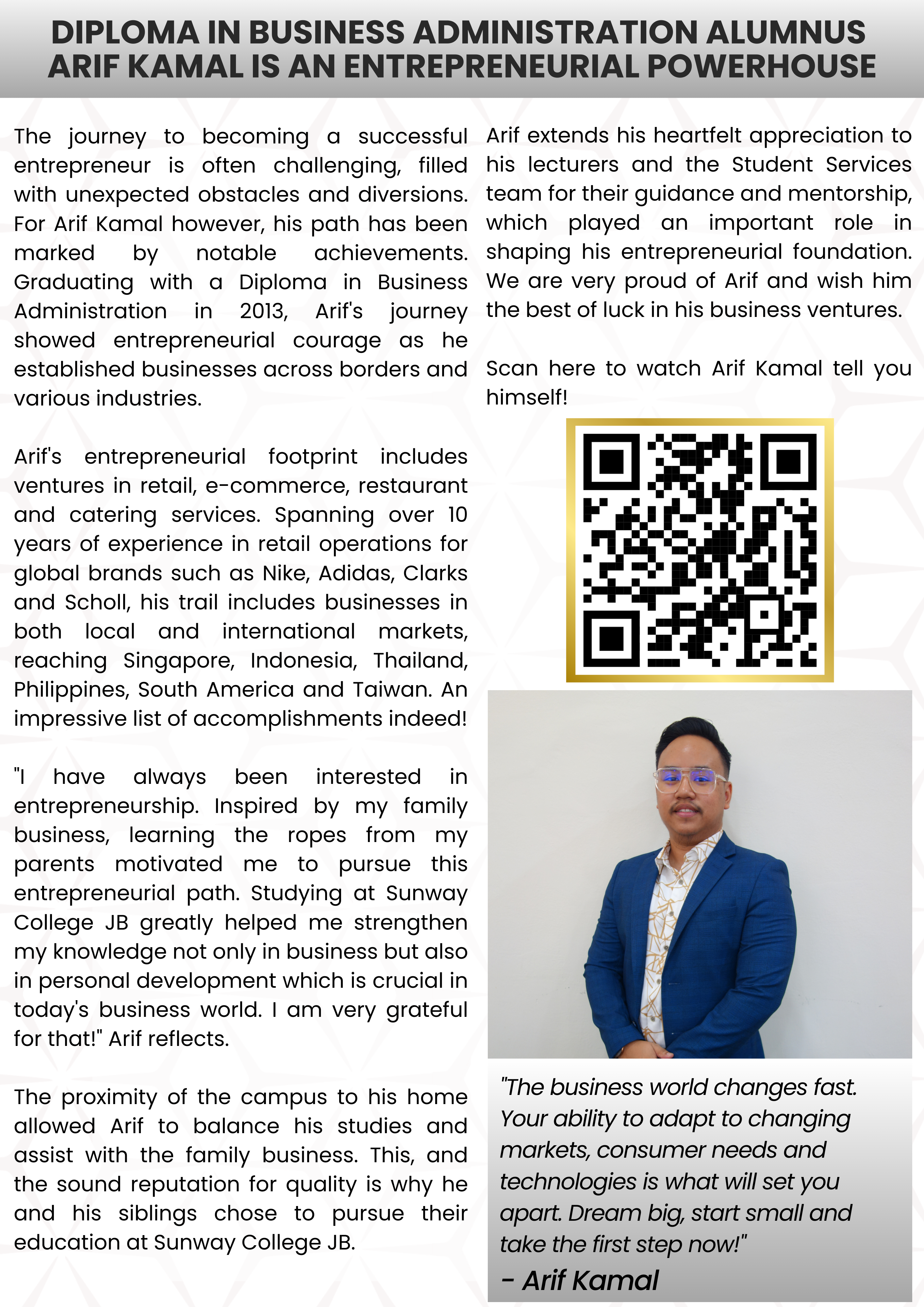 Website Highlight   Arif Kamal (Aug2024)