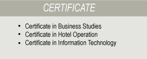 menu certificate