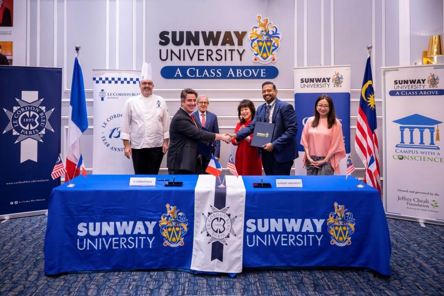 Sunway University Press Partners with Le Cordon Bleu