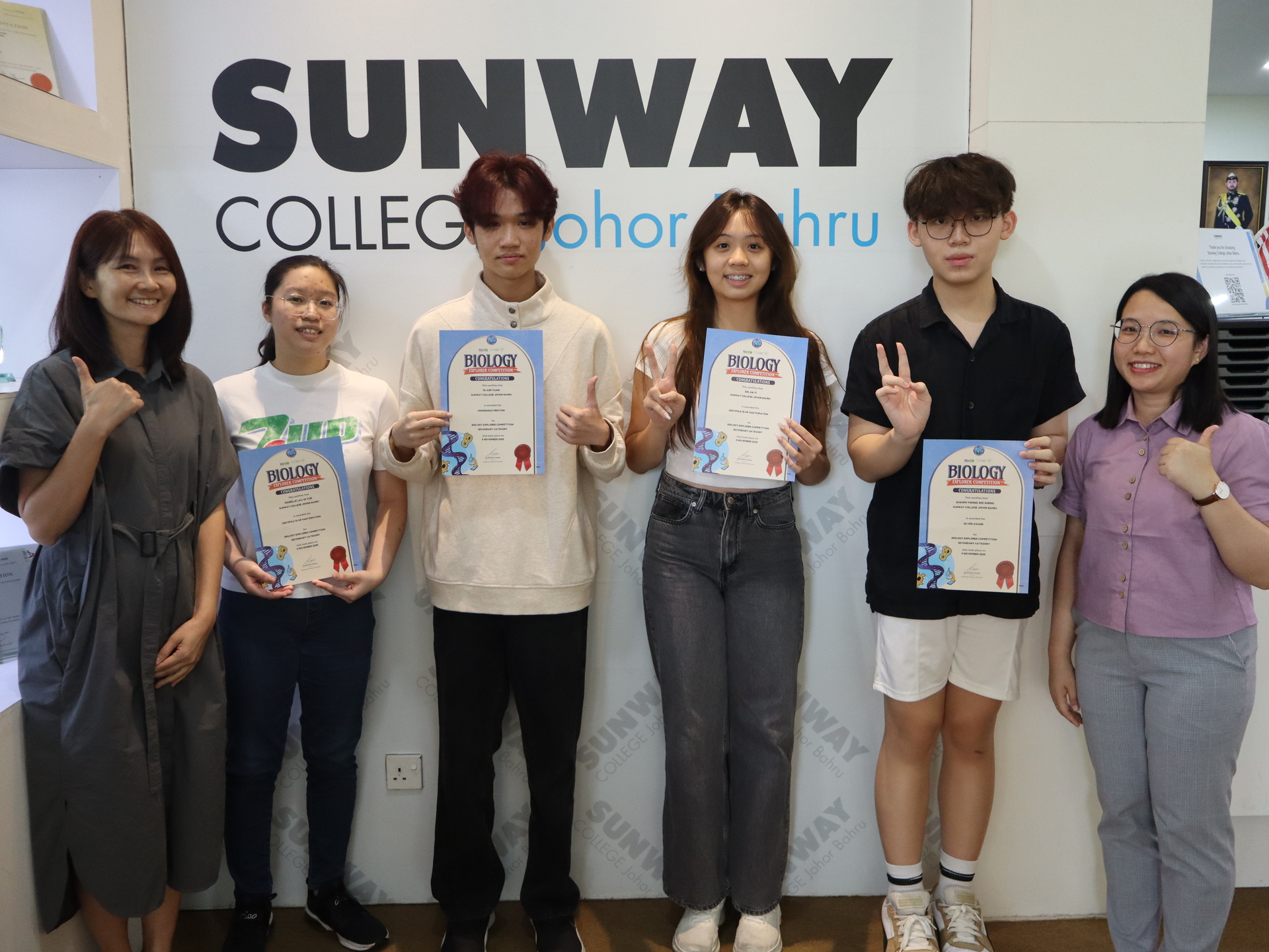 Sunway College JB Students Achieve Medals at National Competitions