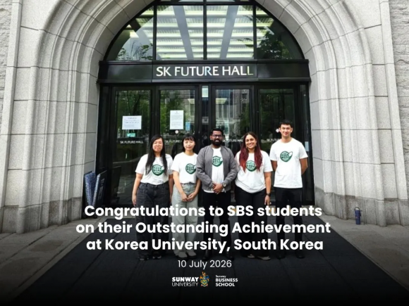Sunway Business School Students Achieve International Success in South Korea