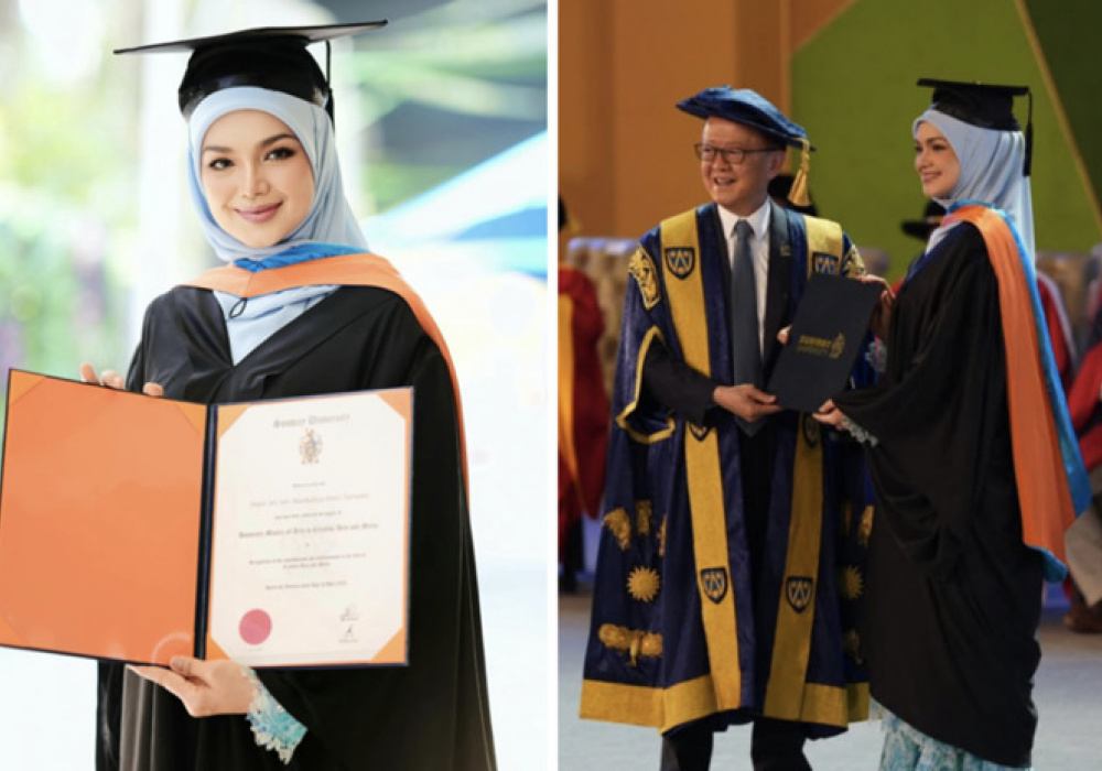Siti Nurhaliza conferred honorary master's degree by Sunway University